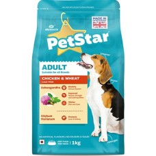 Mankinds Petstar Adult Dog Food Chicken And Wheat 1 Kg